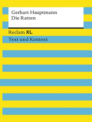 cover image of Die Ratten. Textausgabe mit Kommentar und Materialien